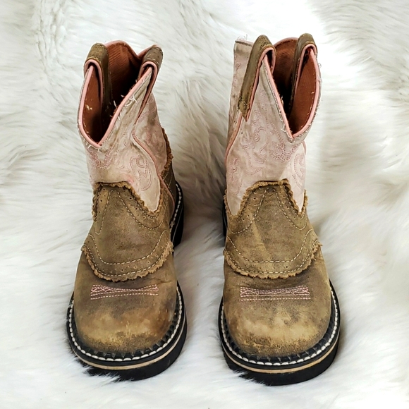 Ariat Other - Ariat 4LR kids shoes boots leather suede size 11.5